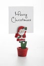 Santa Claus shaped note clip